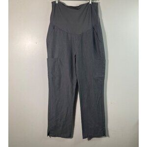 Womens Mandala Equa Tek Maternity Scrubs Gray S Polyester Viscose Spandex